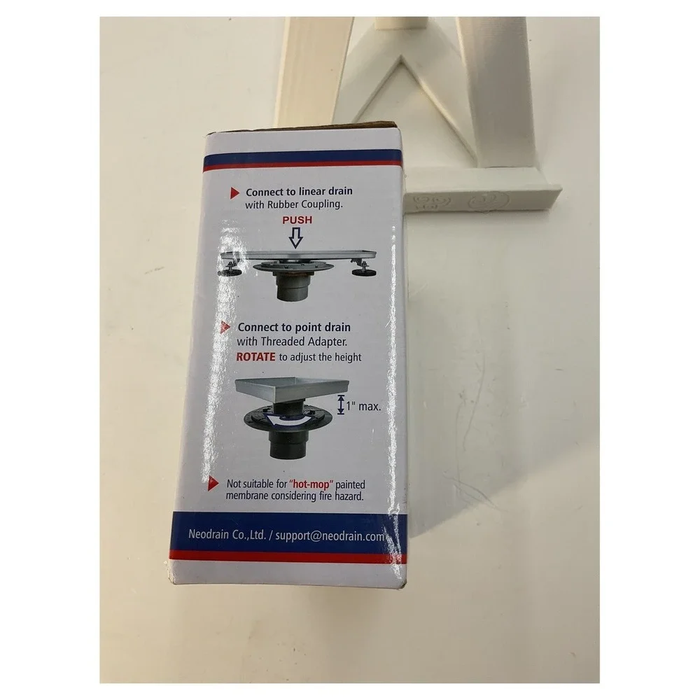 Neodrain 2-Inch Shower Drain Base Waterproof‎ Coupling